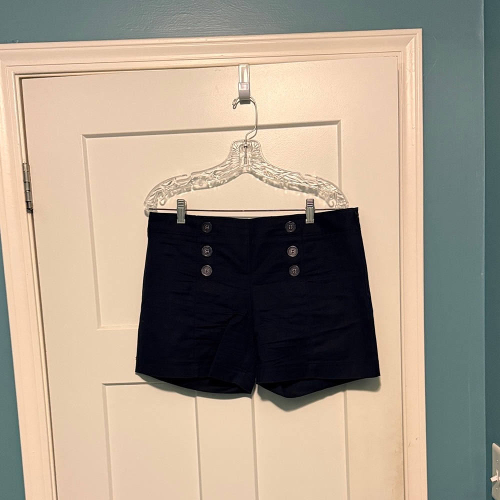 The Limited Navy High Waist Shorts
